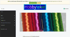 Desktop Screenshot of hobbyteket.se