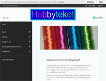 Tablet Screenshot of hobbyteket.se